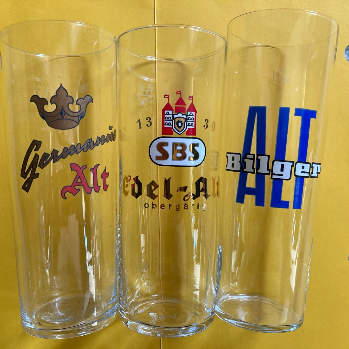Altbierglas in Einzelne Biergläser mit Druck für Sammler online kaufen