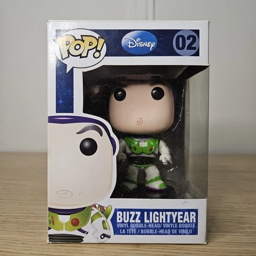 Funko Pop Disney Series 1 02 Toy Story Buzz Lightyear 2012 PIXAR NEW VAULTED