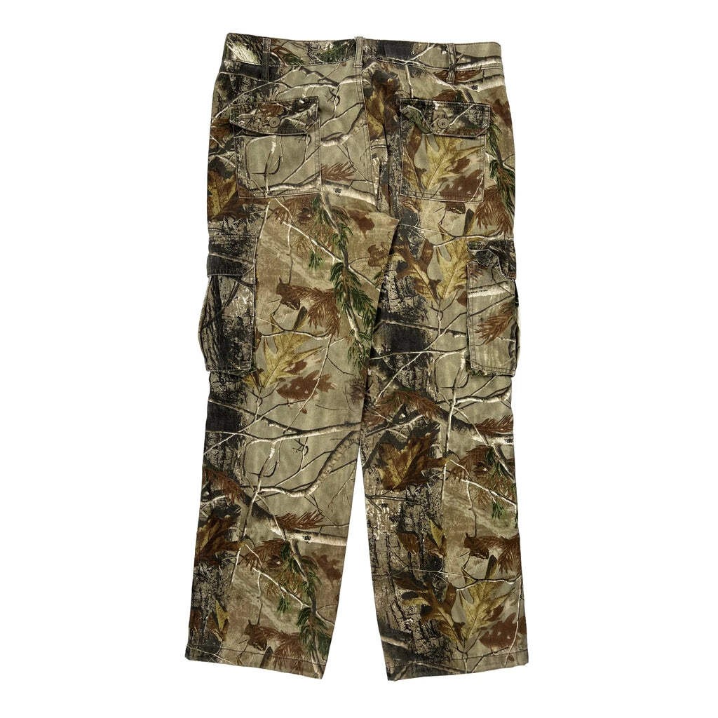 Realtree Camo Cargo Pants - 34W 32L Camo Cotton Blend