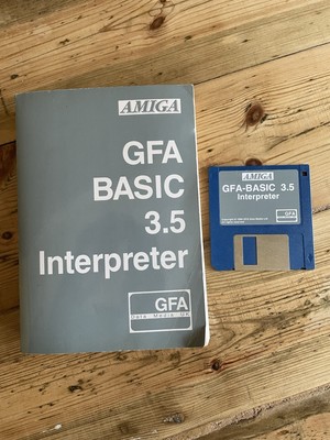 GFA Basic 3.5 Interpreter für Commodore Amiga mit Handbuch. funktionstüchtig
