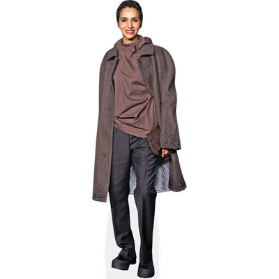 Farida Khelfa (Coat) Life Size Cutout