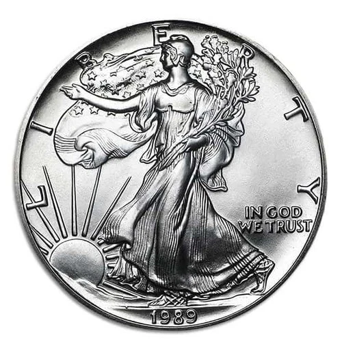 1989 American Silver Eagle - BU .999 Silver
