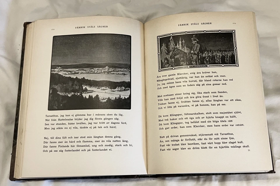 1927 Finnish Book, “Fanrik Stals Sagner”, by Johan Ludvig Runeberg. - Image 3 of 4