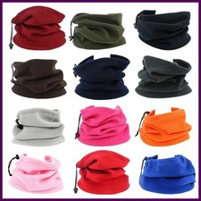 Fleece Warm Winter Windproof Neck Tube Scarf for Men Women Bandana Mask Half
