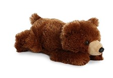 Aurora Mini Flopsie Grizzly Bear Brown 8 " 31740 Plush Stuffed Animal Toy