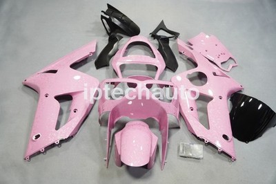 Pink Forged Carbon Fiber Fairings Bodywork For Kawasaki Ninja ZX6R 2003-2004 USA