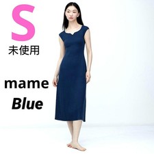 [Small/Blue] 3D Knit Dress, Sleeveless, Mame Black Crochet, Unused, Mame