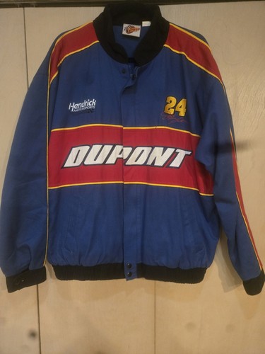 Vintage Jeff Gordon 24 DuPont Winner’s Circle NASCAR Jacket Gloves L