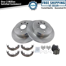Rear Ceramic Brake Pad & Rotor Kit Fits 1998-2000 Lexus GS400 2001-2002 IS300
