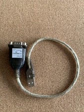 USB to Serial USB Type A to DB9 Cable Industrial Grade High Speed with LED
