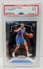 2019 Prizm Knicks Star - RJ BARRETT Rookie RC Basketball Card PSA 9 MINT