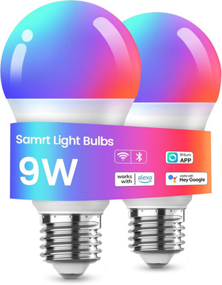 LED Smart Light Bulbs, Color Changing Dimmable & Timing Smart Wifi and Bluetooth