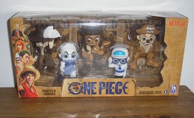 One Piece Set Mini Figuren Piraten u. Marine Koby Falkenauge Arlong Buggy Morgan