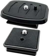 2 Pack 41Mm and 43Mm Tripod Quick Release Plate Camera Mounting Adapter, 2 Sizes