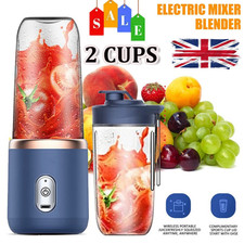 400 ML Electric Juice Maker Portable Blender Smoothie Mini Juicer Fruit 6 Blades