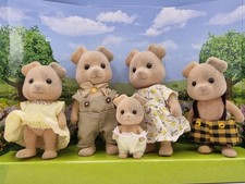 Sylvanian Families Forrester Dogs Family Figures And Baby