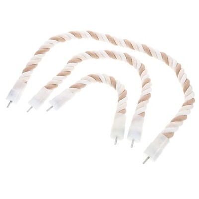 3 Pcs Papagei Kletterseil Papageien-sitzstange Spielzeug Kauspielzeug Für Vögel