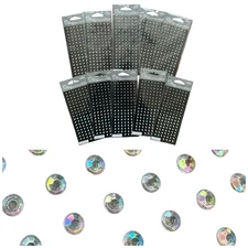 10 Jolee's Boutique All That Bling Adhesive Sparkly Clear Iridescent Rhinestone