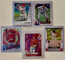 (5) Alec Bohm RC Rookie Numbered SP LOT 2021 Phoenix /99 GREEN 2018 Bowman 1st 