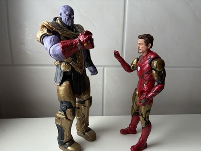 Hasbro Marvel Legends Avengers Endgame Set Iron Man Mark LXXXV & Thanos Complete