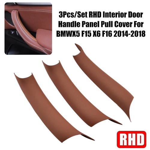 3Pcs/Set Interior Door Handle Panel Pull Cover For 2014-2018 BMW X5 F15 X6 F16 - Picture 13 of 20
