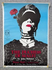 1987 'The Duchess of Malfi' by John Webster theatre poster - Damer Hall, Dublin