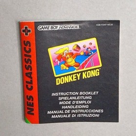DONKEY KONG NES CLASSICS GAME BOY ADVANCE - OTTIME CONDIZIONI 