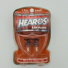 Hearos High Fidelity-Series Long-Term Earplugs 1 Pair New Sealed Free Shipping