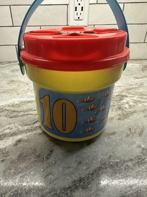 Plastic Bucket Cup Stack Shape Sort & Stack Set Toddler