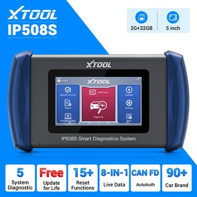 XTOOL IP508S OBD2 Scanner Engine ABS SRS EBP TCM Diagnostic Tool 15+ Functions