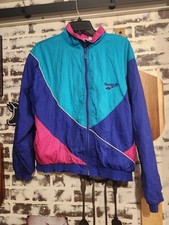 Vintage Reebok 90s colorblock windbreaker jac...