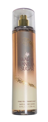 Bath & Body Works WARM VANILLA SUGAR Fine Fragrance Mist (8 oz) Body Spray