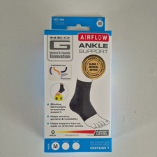 Image of Neo G Airflow Ankle Support Medium Black - Class 1 Medical Device