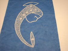 PIZZO DI CANTU' MADONNA NUOVO 28 X 14 CM DA INCORNICIARE ARTIGIANATO CANTURINO