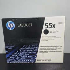 HP CE255X 55X Black Toner Cartridge