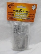 Koplow Games 64 Overhead Tiles Spotted Dice Operation Signs Numbers