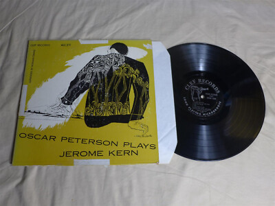 Oscar Peterson Plays Jerome Kern - 1954 Clef Records MG C-623 Vinyl LP