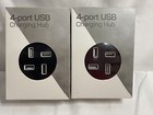 Orbit 4 Port USB Charging Hub 2 Lot Set