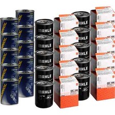 10x Original MAHLE / KNECHT Ölfilter OC 196 + 10x SCT Motor Flush Motorspülung