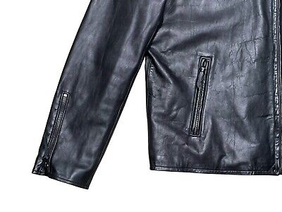 Polo Ralph Lauren Lambskin Leather Cafe Racer Jacket Men's Polo Ralph Lauren Lambskin Leather Cafe Racer Jacket Men's