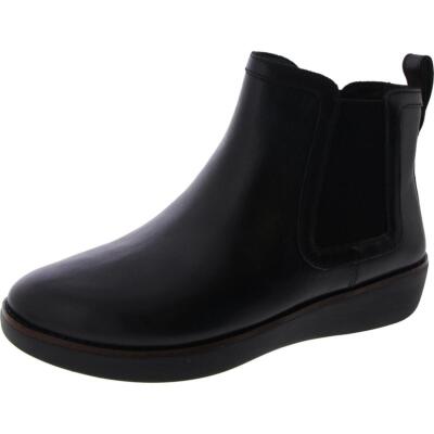 Fitflop Womens CHAI CHELSEA Black Ankle Boots Shoes 5 Medium (B,M) BHFO 6358