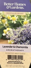 Lavender and Chamomile Essential Oil Infused Scented Wax Melts. 2.5oz