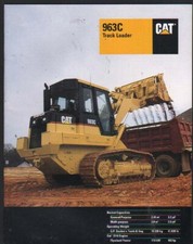 Caterpillar "963C" Track Loader Shovel Brochure Leaflet