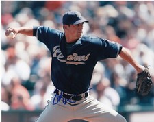 LUKE GREGERSON   SAN DIEGO PADRES   ACTION SIGNED 8x10
