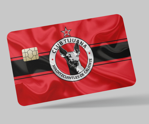 CLUB XOLOS TIJUANA, FUTBOL, 2 pezzi skin carta di credito e carta di debito, trolley e palestra - Foto 11 di 18