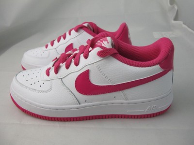 hot pink and white air force 1
