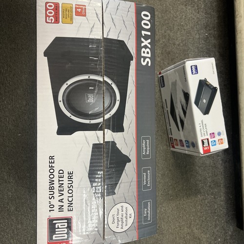Dual Electronics DA10004D 1000 Watt 4-Channel + Subwoofer SBX100 Bundle - Picture 6 of 7