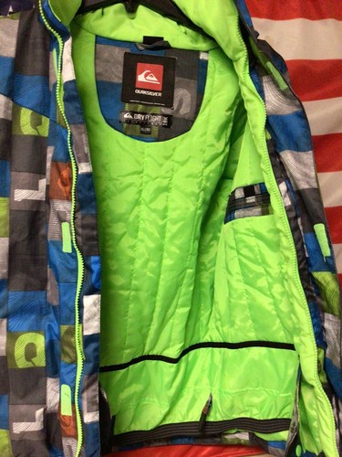 Quicksilver Dry Flight 10k Technology Ski Snowboard Jacket. Youth XL(16). - Picture 5 of 7
