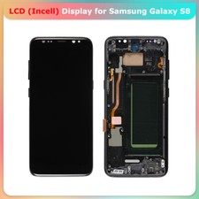 Incell Display LCD Touch Screen Frame Assembly Part for Samsung Galaxy S8 G950