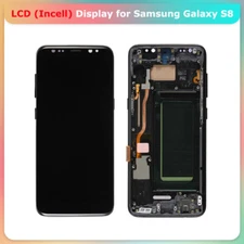 Incell Display LCD Touch Screen Frame Assembly Part for Samsung Galaxy S8 G950